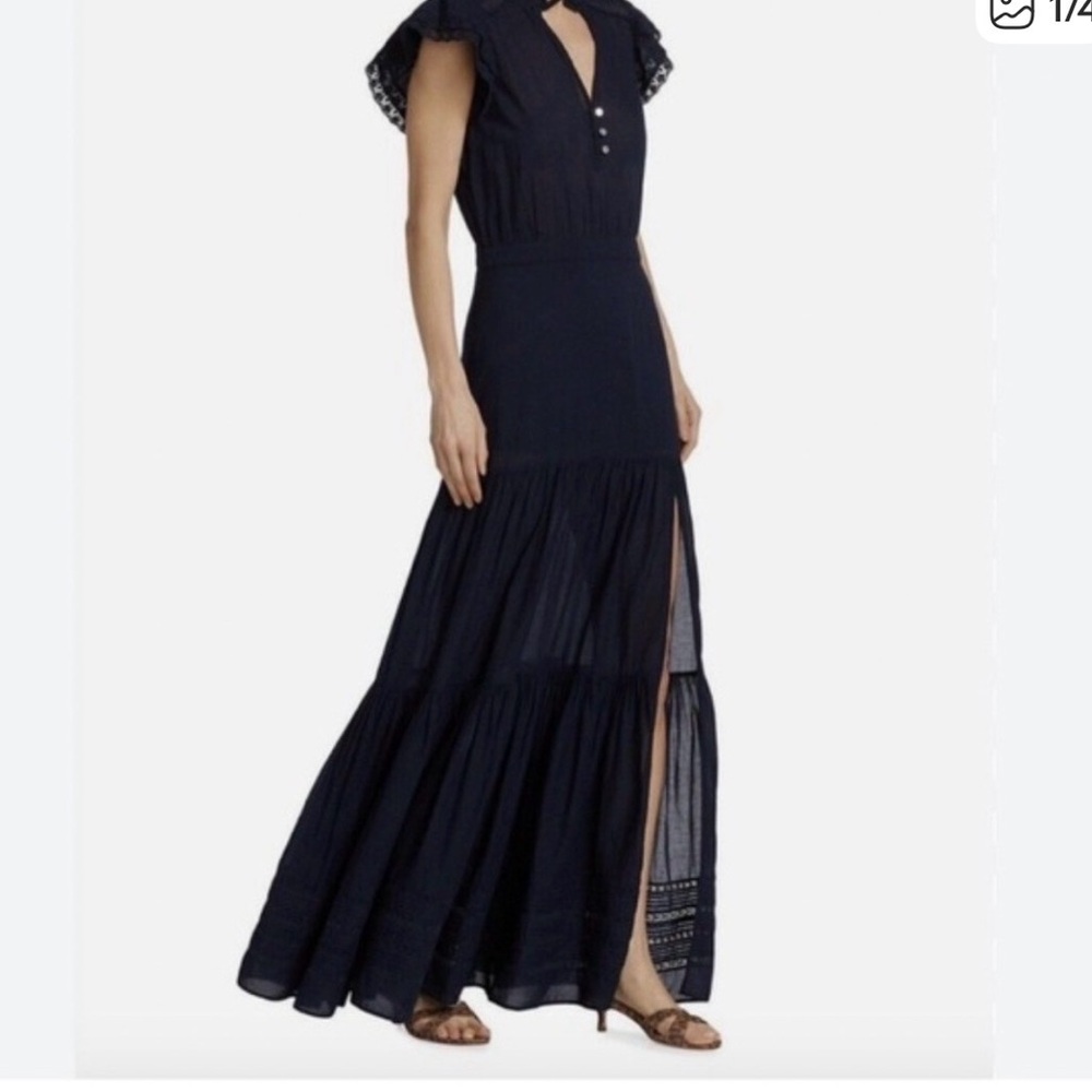 Veronica Beard Navy Satori Dress 00